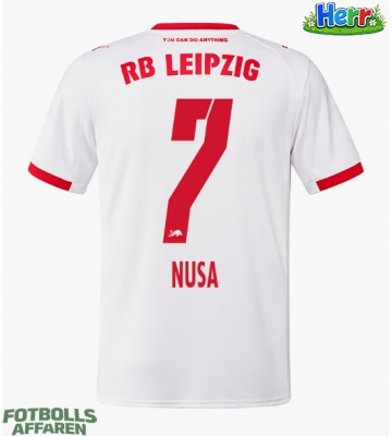 RB Leipzig Antonio Nusa #7 Hemmatröja 2025-26 Kortärmad